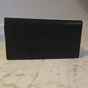 Debre Black Leather Wallet By Able